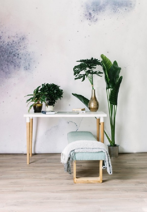 Papier peint EAU NOIRE MURAL - ANEWALL