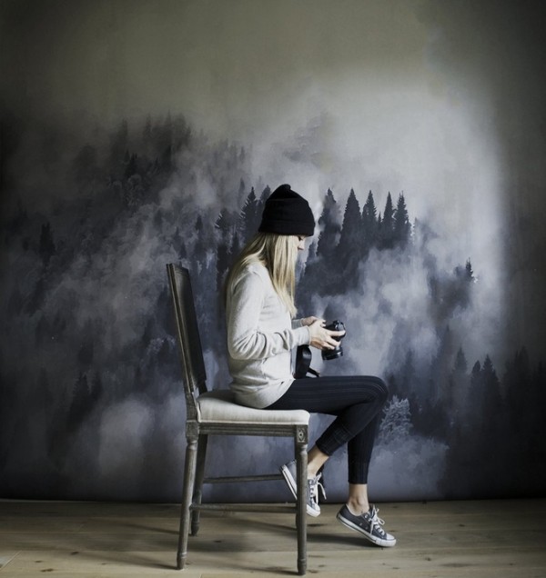Tapete FOGGY HILLS MURAL - ANEWALL