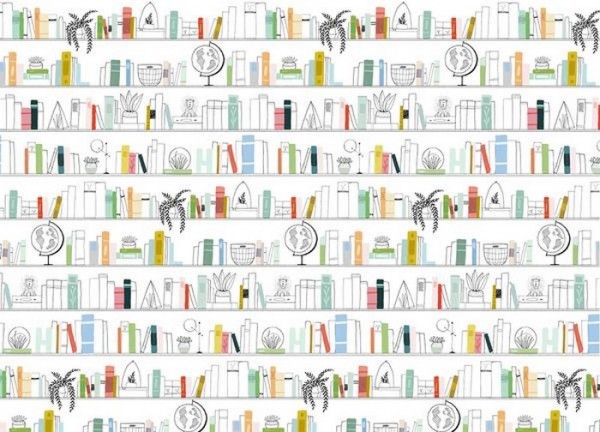 Papier peint LEO'S LIBRARY MURAL - ANEWALL