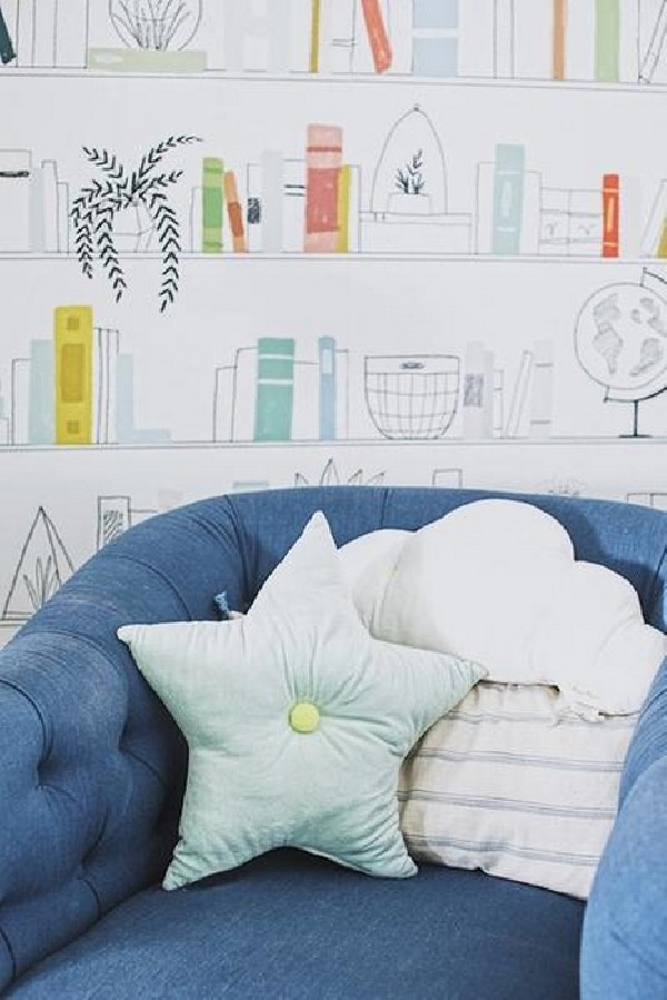 Papier peint LEO'S LIBRARY MURAL - ANEWALL