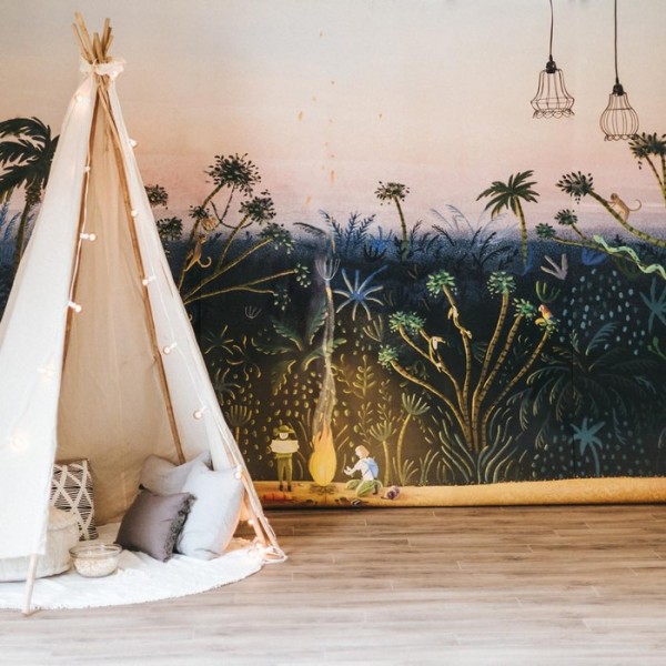 Carta da Parati LITTLE EXPLORERS MURAL - ANEWALL