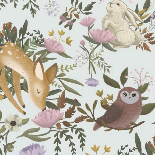 Tapete OH DEER MURAL LIGHT - ANEWALL