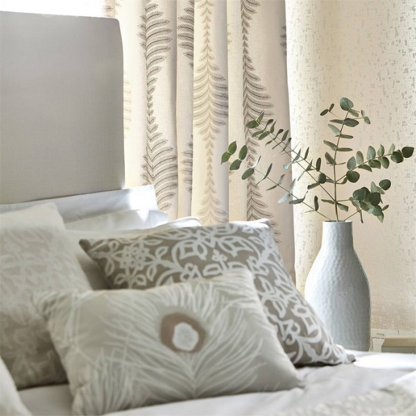 Tissus HPUT132659 LUCIELLE Chalk Linen Harlequin