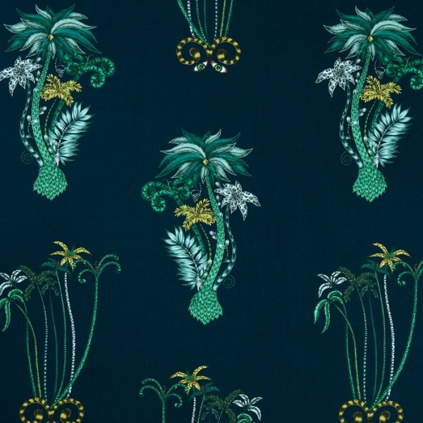 Papel Pintado Jungle Palms Navy WP W0101-03 - CLARKE & CLARKE Papel Pintado Jungle Palms Navy WP W0101-03 - CLARKE & CLARKE