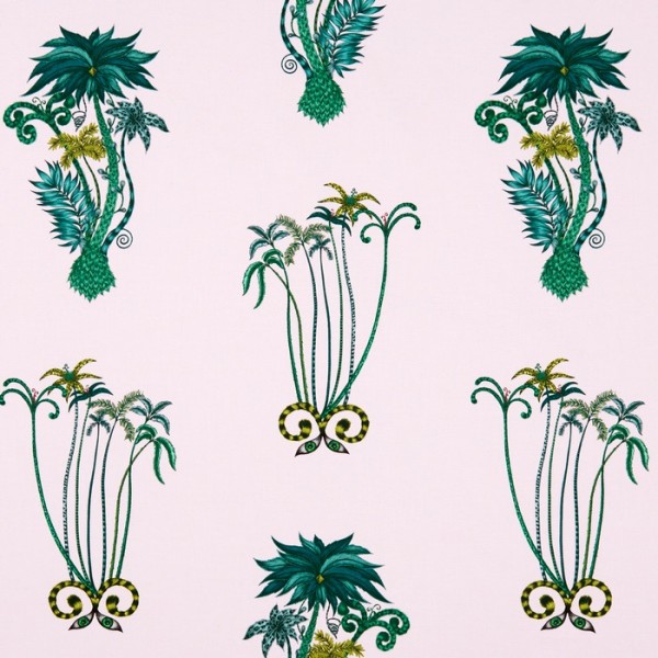 Papel de parede Jungle Palms Pink WP W0101-04 - CLARKE & CLARKE Papel de parede Jungle Palms Pink WP W0101-04 - CLARKE & CLARKE