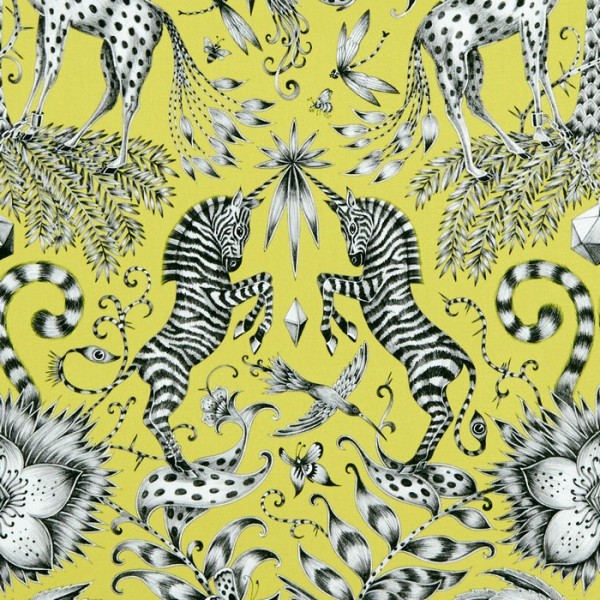 Fabric KRUGER LIME F1111-03 CLARKE & CLARKE Fabric KRUGER LIME F1111-03 CLARKE & CLARKE