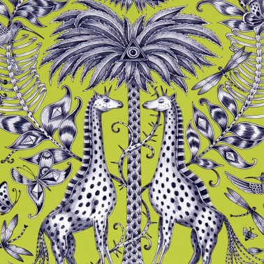 Papier peint Kruger Lime WP W0102-03 - CLARKE & CLARKE