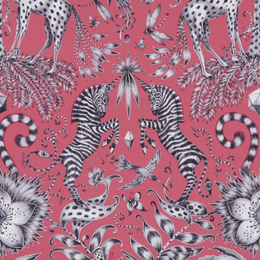 Tissus KRUGER MAGENTA F1111-04 CLARKE & CLARKE