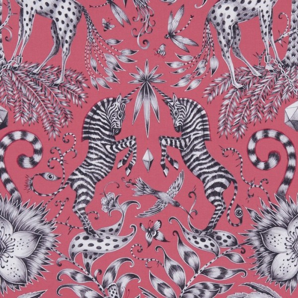 Tessuti KRUGER MAGENTA F1111-04 CLARKE & CLARKE Tessuti KRUGER MAGENTA F1111-04 CLARKE & CLARKE