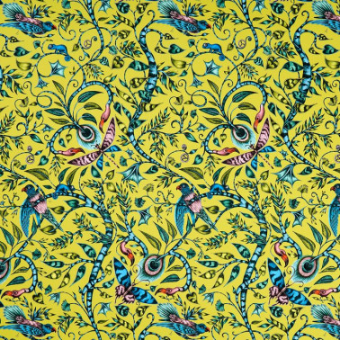 Tissus Rousseau Lime F1113-04 CLARKE & CLARKE