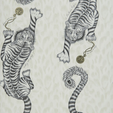 Wallpaper Tigris Monochrome WP W0105_02 - CLARKE & CLARKE