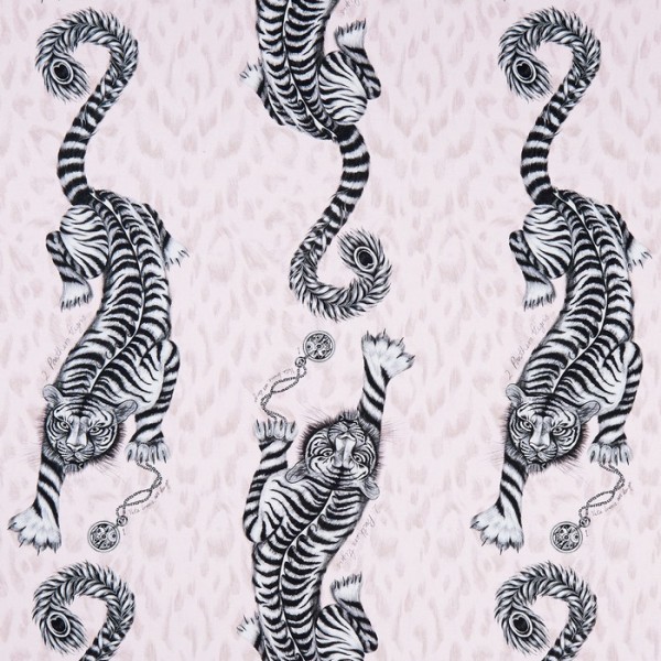 Dekostoff Tigris Pink F1114-03 CLARKE & CLARKE Dekostoff Tigris Pink F1114-03 CLARKE & CLARKE