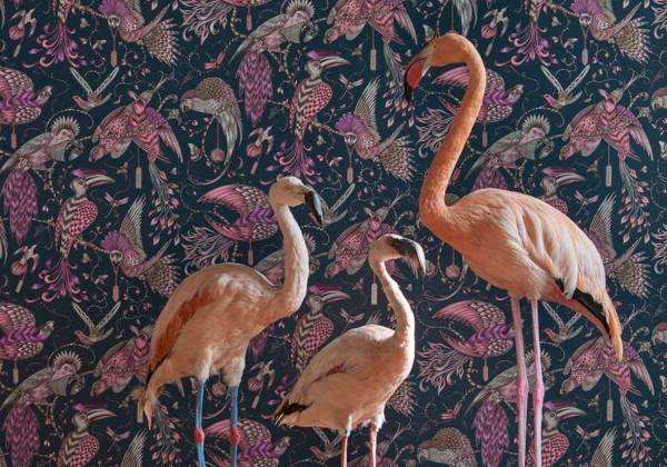 Papier peint Audubon Gold WP W0099-02 - CLARKE & CLARKE