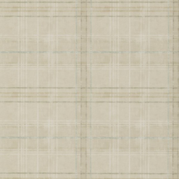 Wallpaper FG086_K102 SHETLAND PLAID - MULBERRY