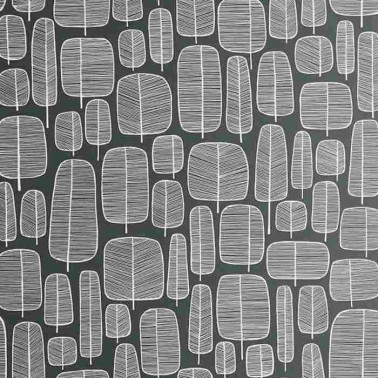 Papier peint MISP1227 LITTLE TREES Charcoal - MISSPRINT