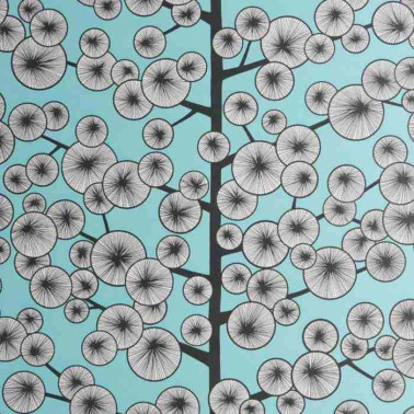 Papier peint MISP1239 COTTON TREE Sky Blue - MISSPRINT