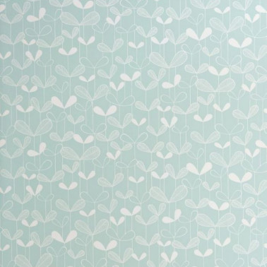 Papier peint MISP1257 SAPLINGS Pale-Aqua - MISSPRINT
