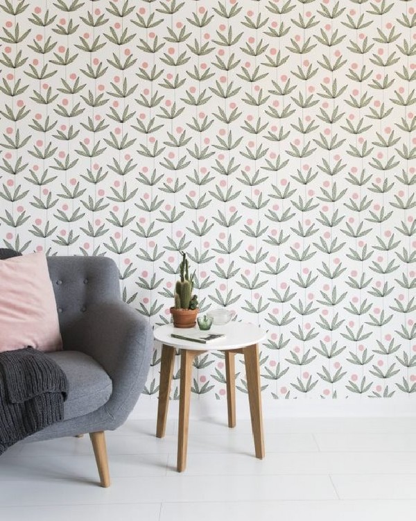 Papier peint MISP1247 PALM TREE Bloom - MISSPRINT