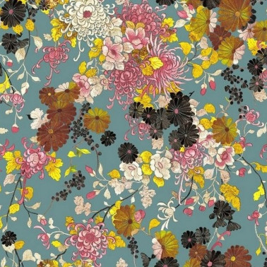 Papier lackiert 3316-03 YOKATA BLEU - JEAN PAUL GAULTIER