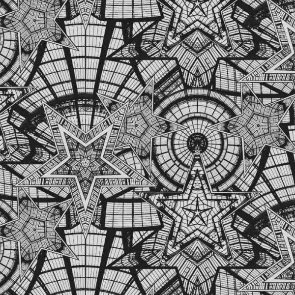 Wallpaper 3318-02 COUPOLE ARGENT - JEAN PAUL GAULTIER Wallpaper 3318-02 COUPOLE ARGENT - JEAN PAUL GAULTIER