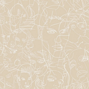 Papier lackiert 3320-01 GOUACHE NUDE - JEAN PAUL GAULTIER