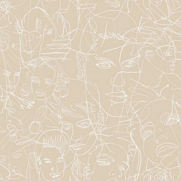 Papier lackiert 3320-01 GOUACHE NUDE - JEAN PAUL GAULTIER Papier lackiert 3320-01 GOUACHE NUDE - JEAN PAUL GAULTIER