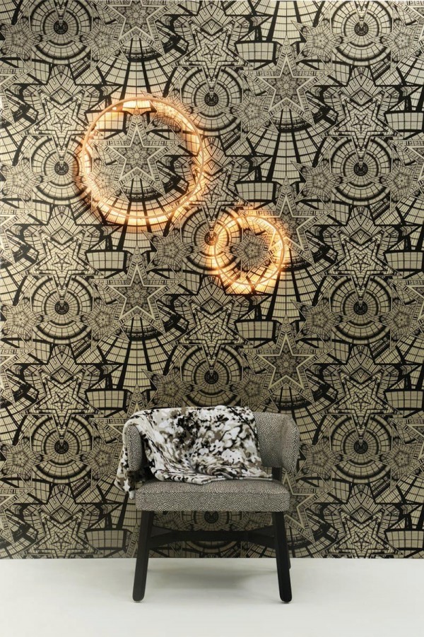 Papier lackiert 3318-01 COUPOLE OR - JEAN PAUL GAULTIER