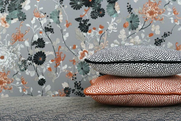 Wallpaper 3316-04 YOKATA GRENAT - JEAN PAUL GAULTIER