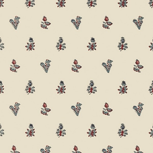 Papel de parede JOUY AT78751 Red Blue - ANNA FRENCH Papel de parede JOUY AT78751 Red Blue - ANNA FRENCH