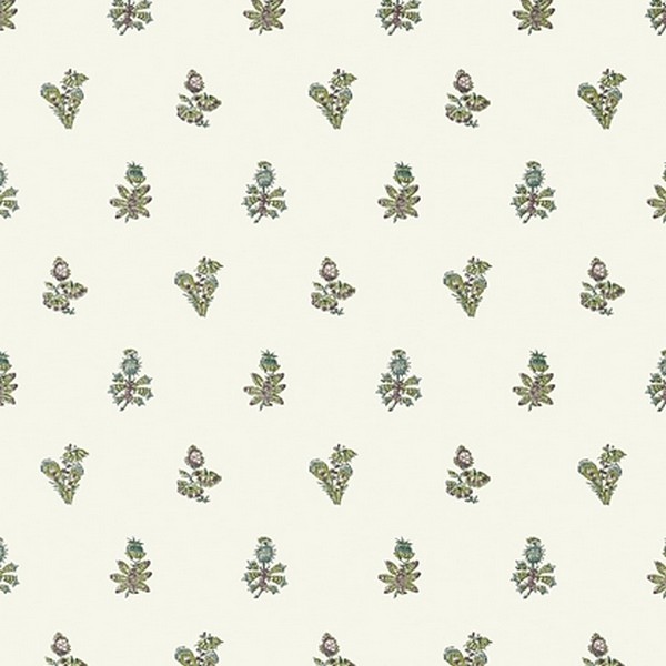 Wallpaper JOUY AT78757 Eggplant Green - ANNA FRENCH Wallpaper JOUY AT78757 Eggplant Green - ANNA FRENCH