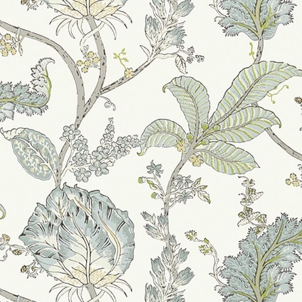 Tapete KALAMKARI VINE AT78740 Yellow Aqua - ANNA FRENCH Tapete KALAMKARI VINE AT78740 Yellow Aqua - ANNA FRENCH