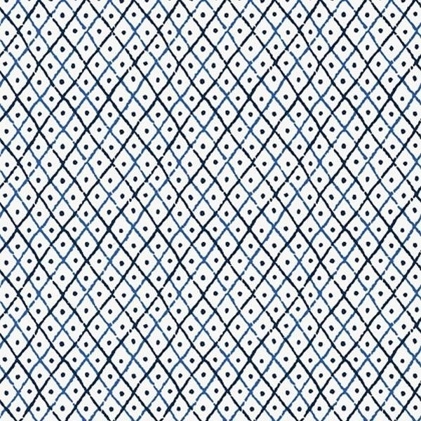 Papier peint MINI TRELLIS AT78750 Blue - ANNA FRENCH Papier peint MINI TRELLIS AT78750 Blue - ANNA FRENCH