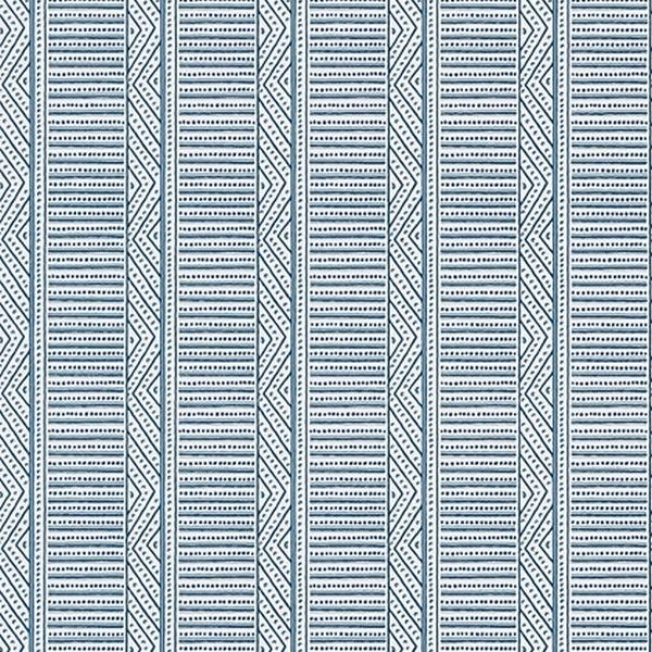 Papel de parede MONTECITO STRIPE AT78721 Navy - ANNA FRENCH Papel de parede MONTECITO STRIPE AT78721 Navy - ANNA FRENCH