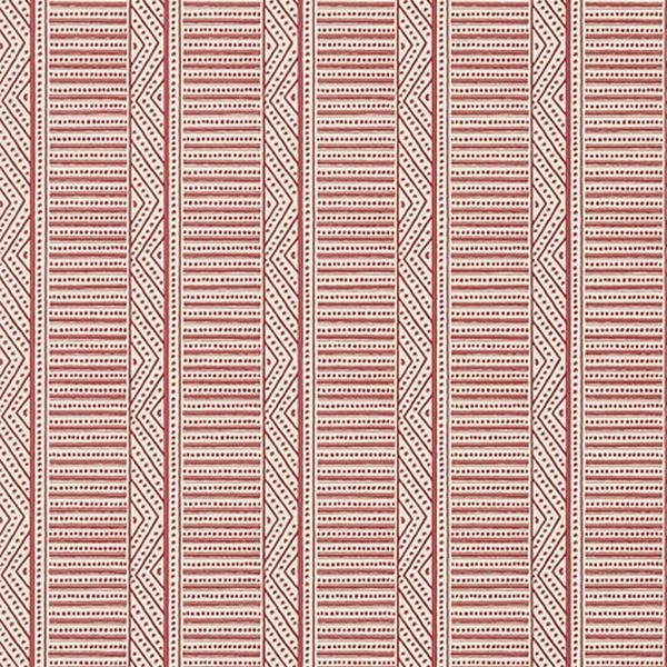 Wallpaper MONTECITO STRIPE AT78722 Red - ANNA FRENCH Wallpaper MONTECITO STRIPE AT78722 Red - ANNA FRENCH
