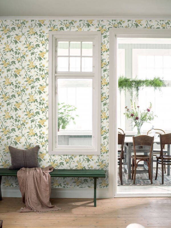 Papel de parede FRENCH ROSES 7213 - BORAS TAPETER