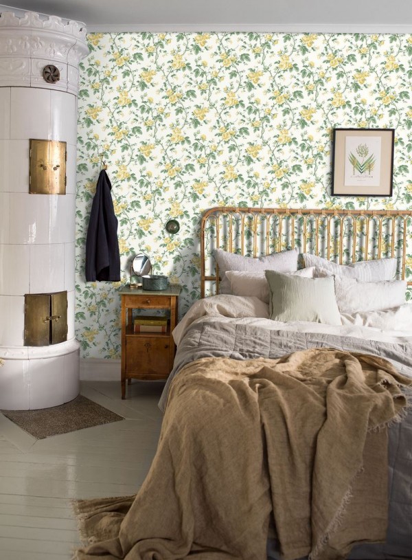 Papel de parede FRENCH ROSES 7213 - BORAS TAPETER
