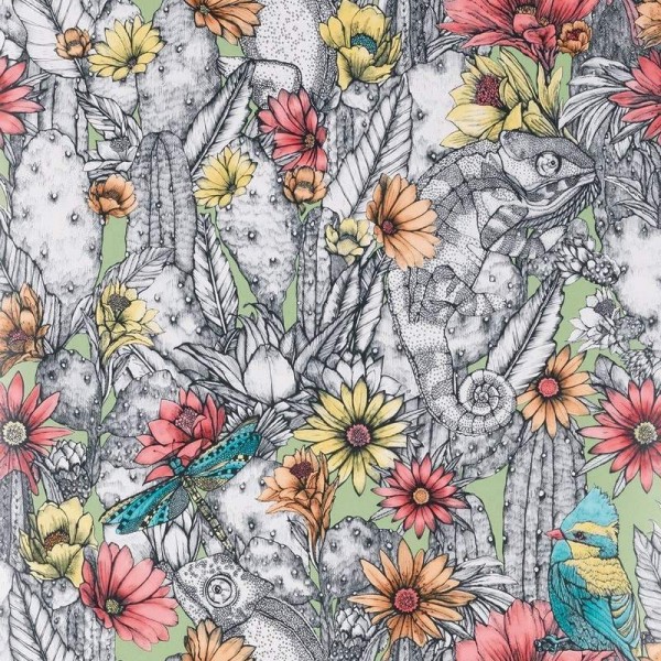 Papel de parede W7268-03 CACTUS GARDEN - MATTHEW WILLIAMSON Papel de parede W7268-03 CACTUS GARDEN - MATTHEW WILLIAMSON