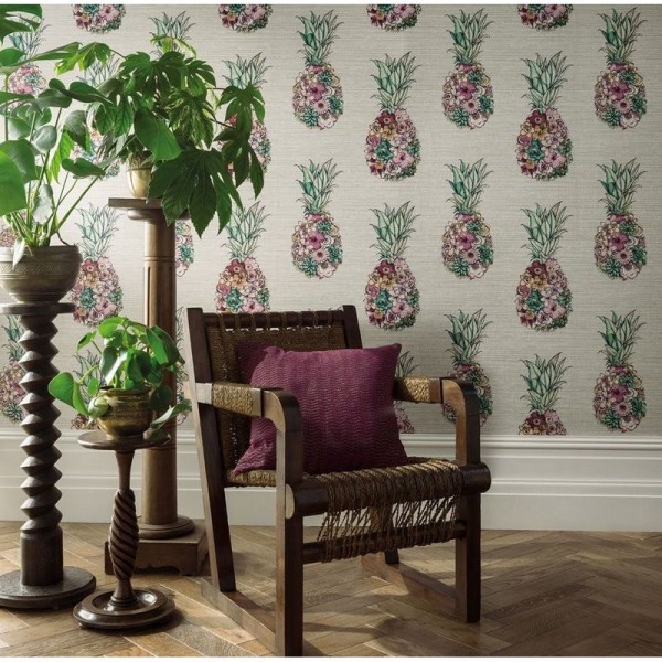 Wallpaper W7266-01 ANANAS - MATTHEW WILLIAMSON