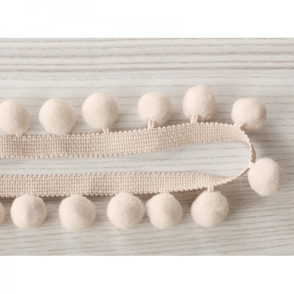 Papier peint T79 01 pom pom braid snow - VILLANOVA Papier peint T79 01 pom pom braid snow - VILLANOVA