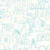 Papier peint W569-01 TEENY SANTORINI - VILLANOVA