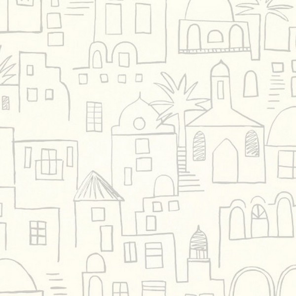 Papier peint W569-03 TEENY SANTORINI - VILLANOVA Papier peint W569-03 TEENY SANTORINI - VILLANOVA