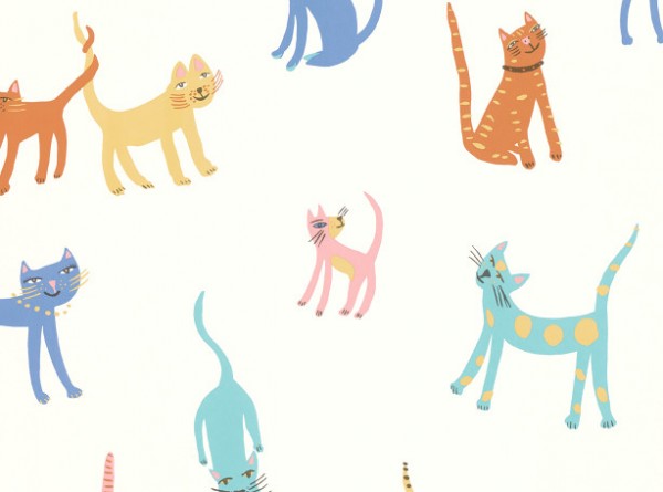 Papier peint W580-01 PRETTY KITTY - VILLANOVA Papier peint W580-01 PRETTY KITTY - VILLANOVA