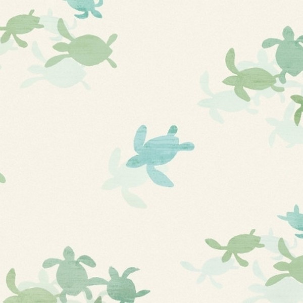 Papier peint W584-01 TINY TURTLES - VILLANOVA Papier peint W584-01 TINY TURTLES - VILLANOVA