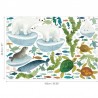 Tapete W577-01 OCEAN ANTICS WALL STICKERS - VILLANOVA