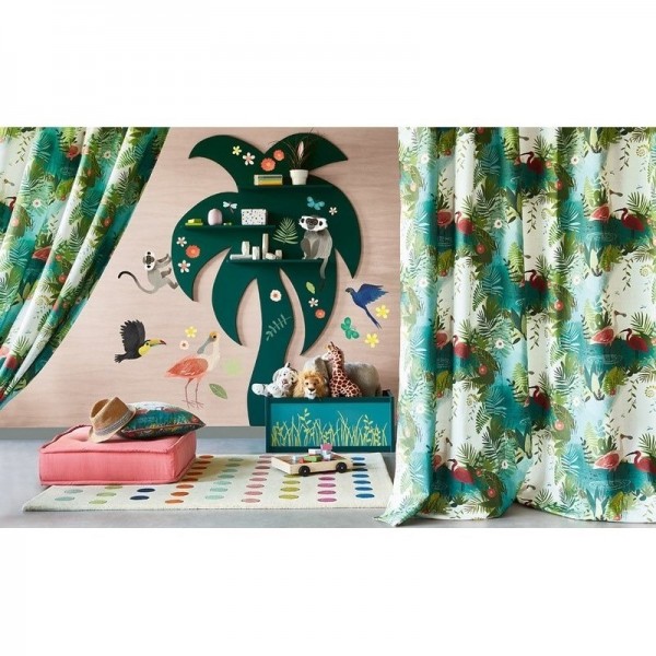 Papel de parede W591-01 JUNGLE JUMBLE WALL STICKERS - VILLANOVA