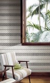 Papel de parede TP81008 TRIBAL STRIPE - WALLQUEST