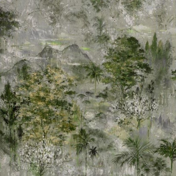 Papier peint GLASS MURAL 7800992 Green - COORDONNE