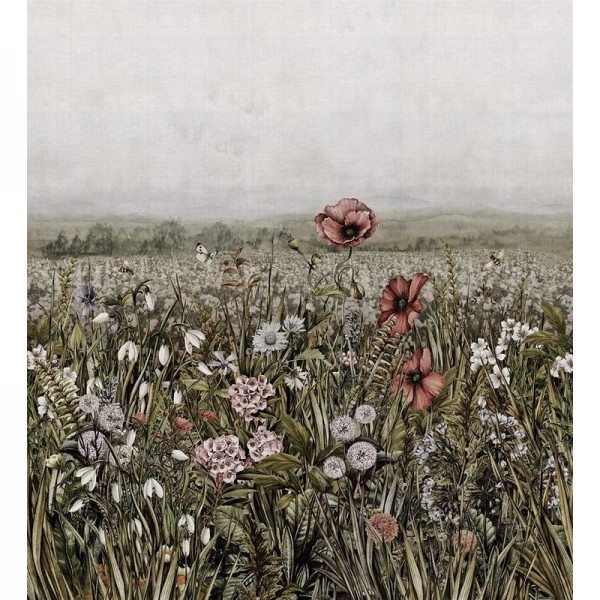 Papel de parede KING POPPY 18057-02 - LONDON ART Papel de parede KING POPPY 18057-02 - LONDON ART