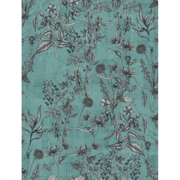 Papel de parede WILD FLOWER 18041-2 - LONDON ART Papel de parede WILD FLOWER 18041-2 - LONDON ART