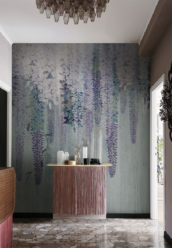 Papier peint PURPLE RAIN 18073-2 - LONDON ART